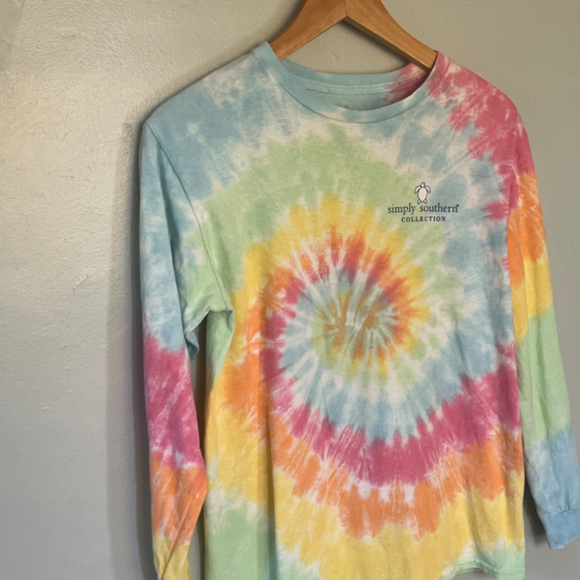 Simply Southern Tie-Dye T-Shirt Kids Large - Picture 3 of 10